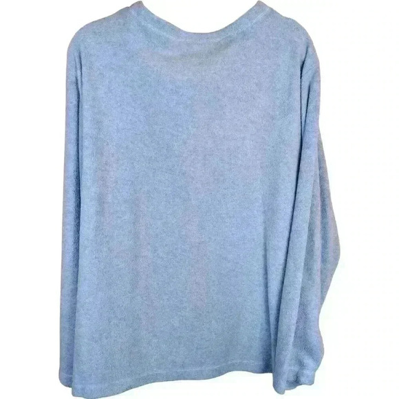 Westbound II Women's Soft Plush Jacket, Full Zip, Light Blue, Size 2X - Picture 2 of 6